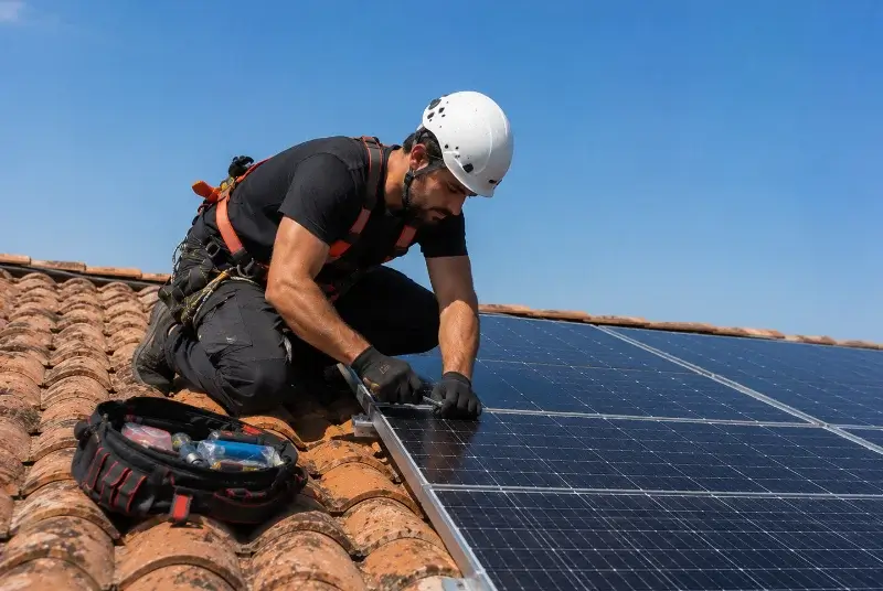 Maintenance et monitoring de panneaux solaires à Auray